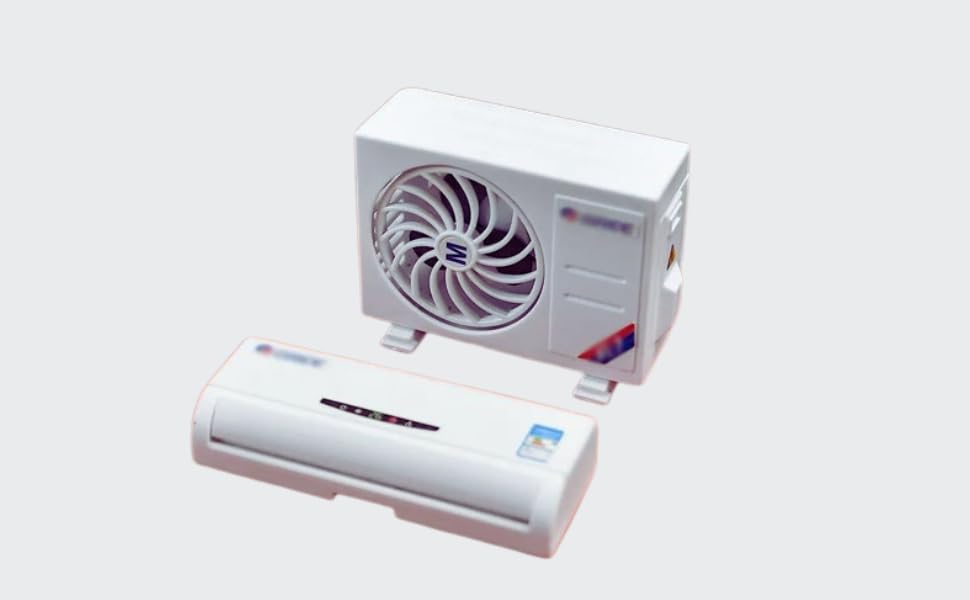 Car Air Freshner Miniature AC design Solar-Powered Car Perfume Car Air freshner with Perfume Diffuser
