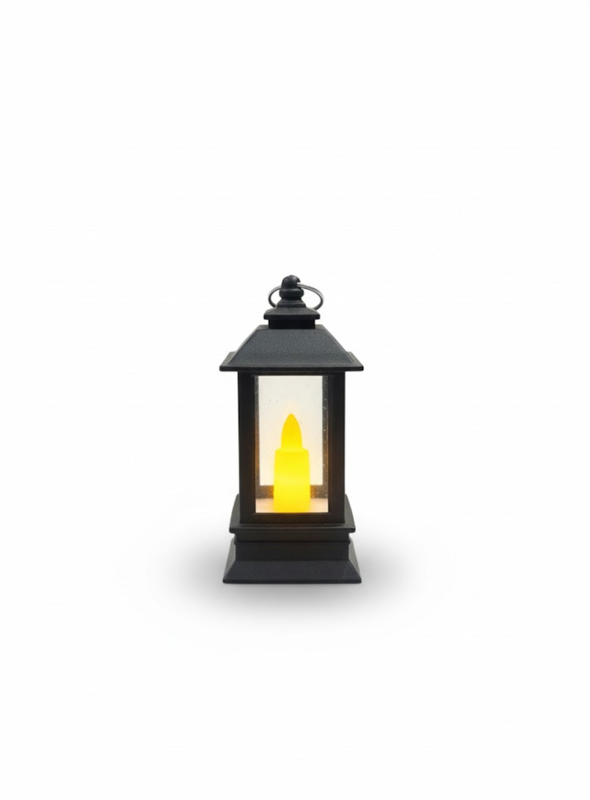 Mini LED Candle Lanterns for Home Décor – Black & White Vintage Lantern Set (PACK OF 24)