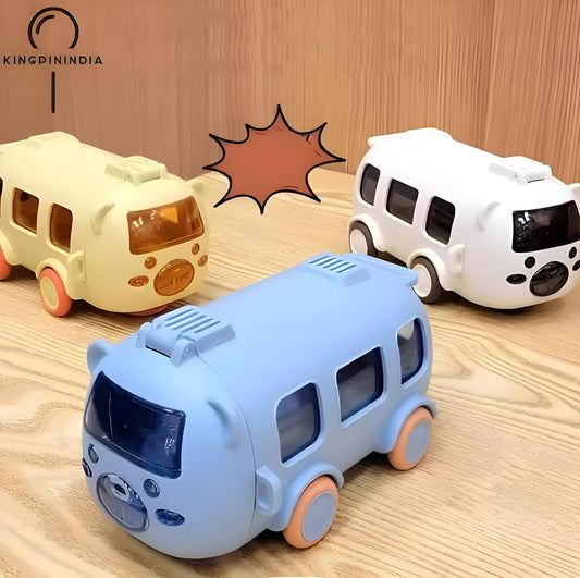 Cute Bear Bus Shape Water Bottle for Kids