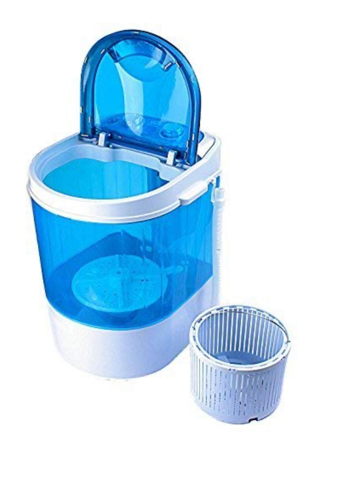 Portable 3 kg 2 Star Single Tub Top Load Mini Washing Machine with 1.5 kg Dryer Basket (Blue)
