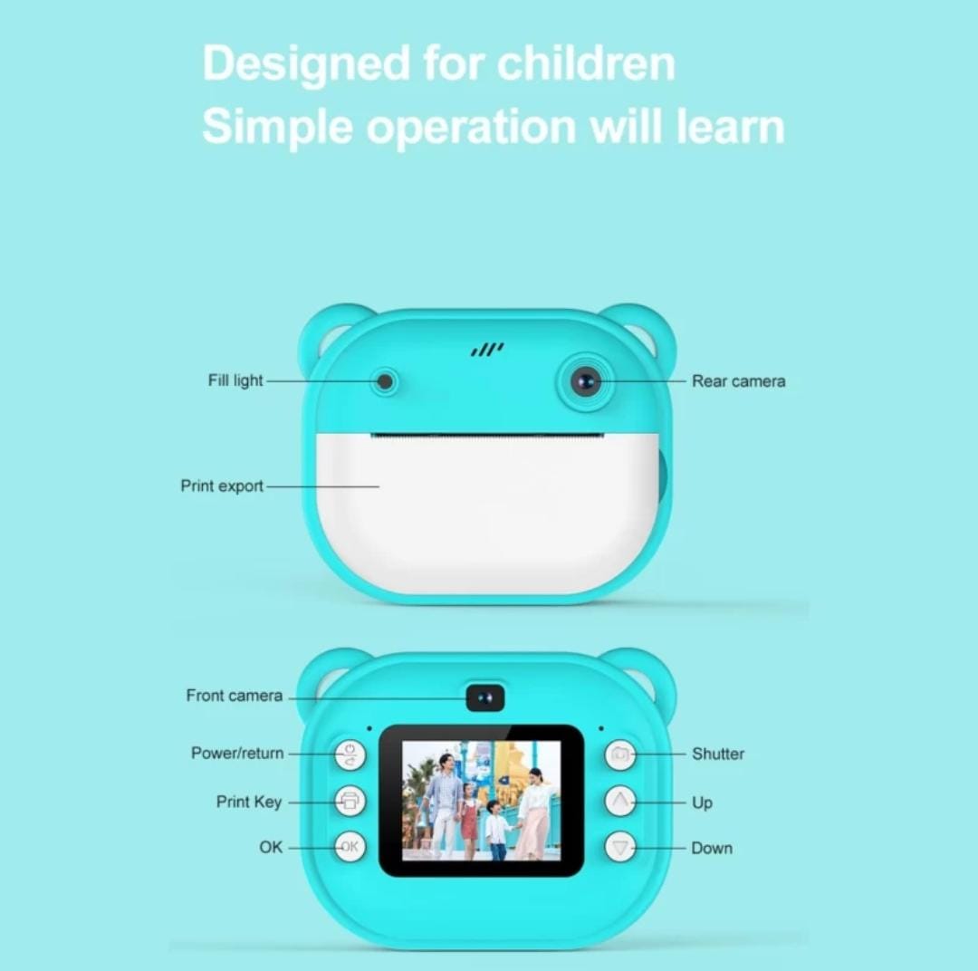 Children printing camera