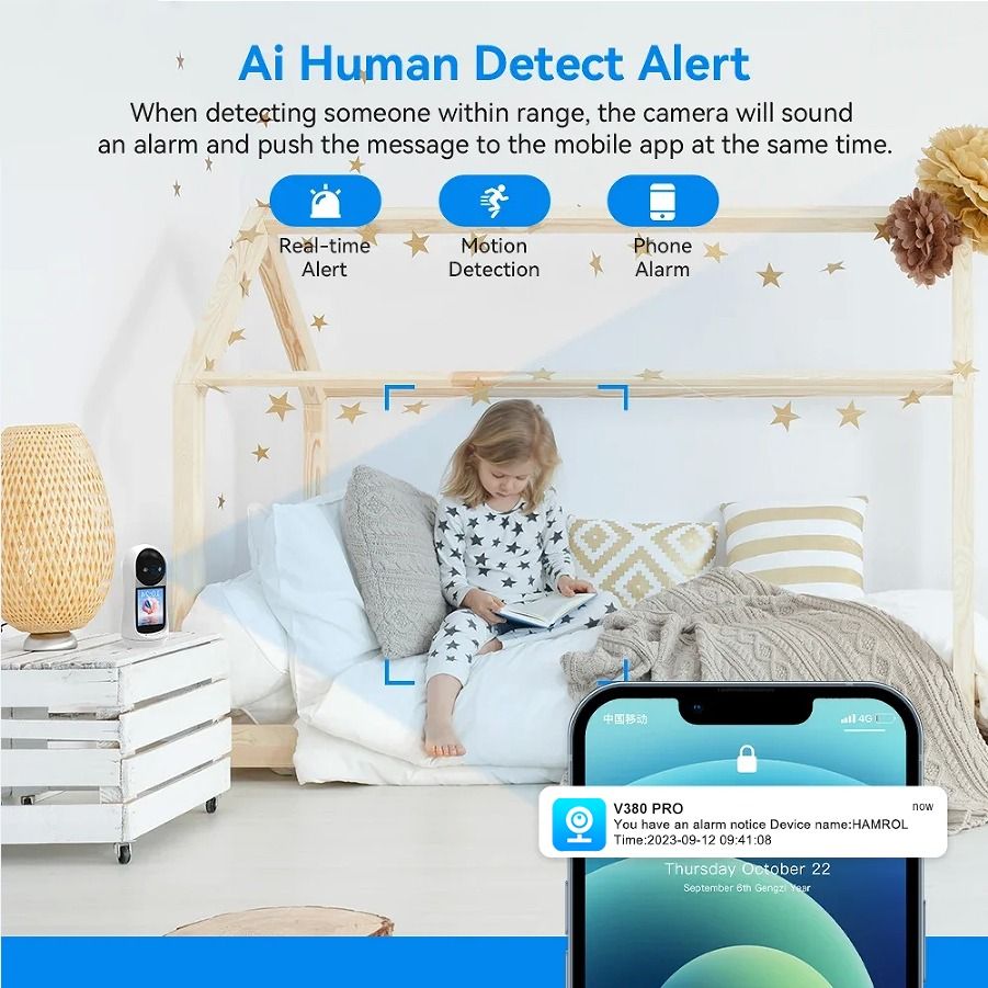 V380PRO-Q27S 2-Way Video Call Smart Camera