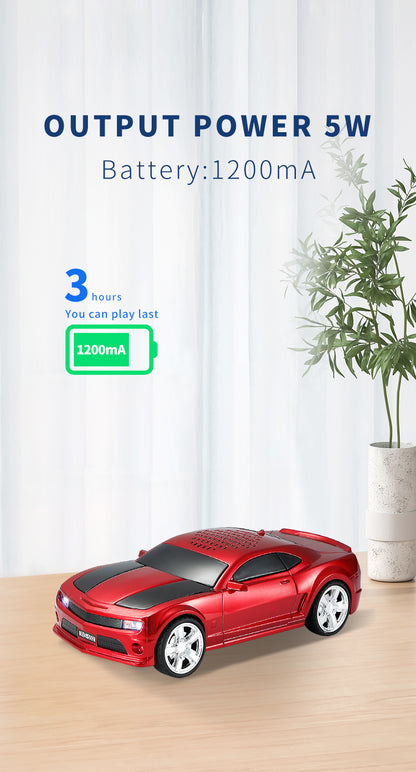WS-592 Portable Car-Shaped Rechargeable Bluetooth Speaker