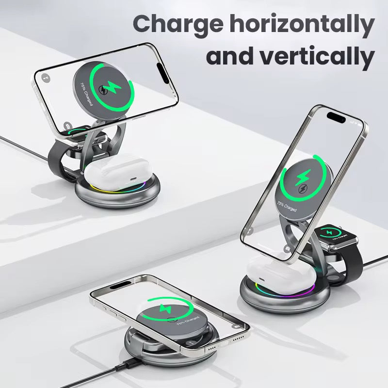 E+ 3 in 1 Magnetic wireless Charging