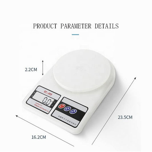 Kitchen Scale Effortlessly Convert Between Metric and Imperial Units with Our Multifunctional Kitchen Scale, Digital Electronic Weight Scale 10 Kg Multipurpose