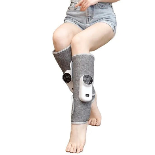 Leg Massager for Circulation and Pain Relief, Calf Air Compression Massager with Heat, Leg Massager with 3 Intensities, 3 Modes, Easy to Use, Muscle Relaxation