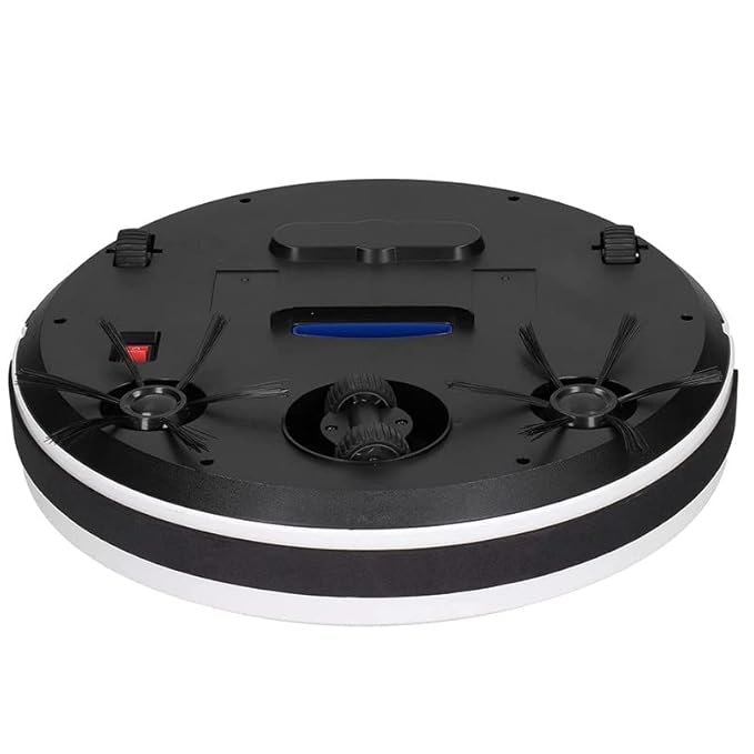 Robot Cleaner, Automatic Circle Sweeper Vacuum Cleaner with Noise Reduction and Long Battery Life Full Space Coverage for Wood Floors