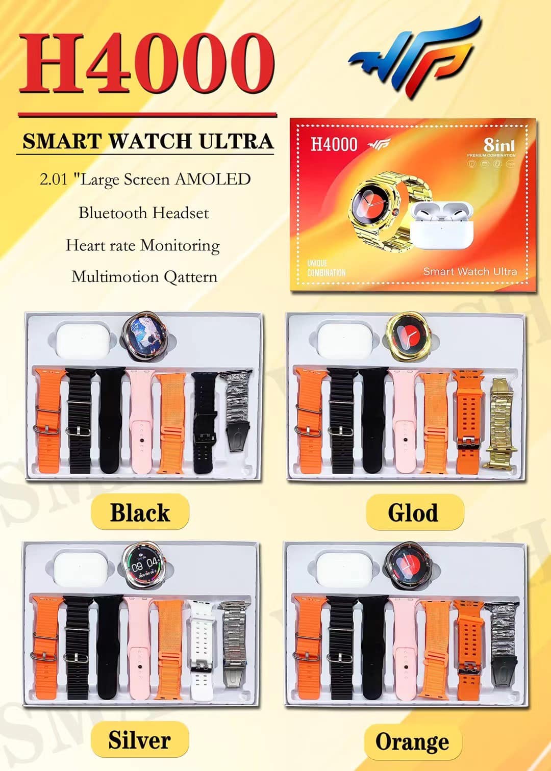 H4000 Smart Watch Ultra