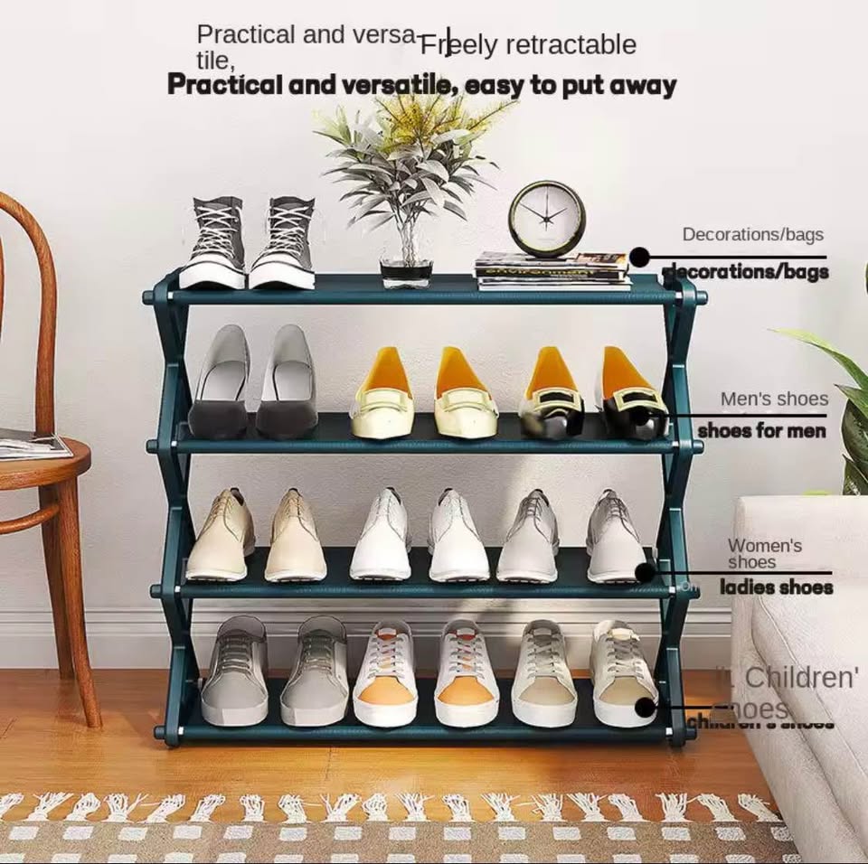 Nordic Wind 4-Tier Shoe Rack