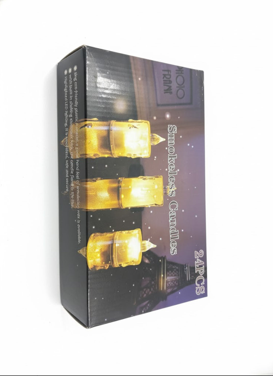 Round LED Candle Light (Pack of 24) – Flickering Flameless