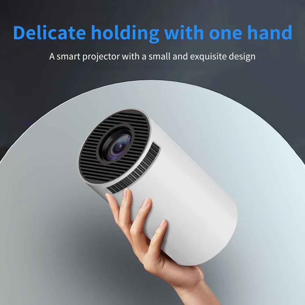 Yugam P30 Max Projector 4K HD 1080P Bluetooth Android 11 Proyector with 2 Wireless Game Controllers Built-in 3000 Games (Game with Controller Projector)