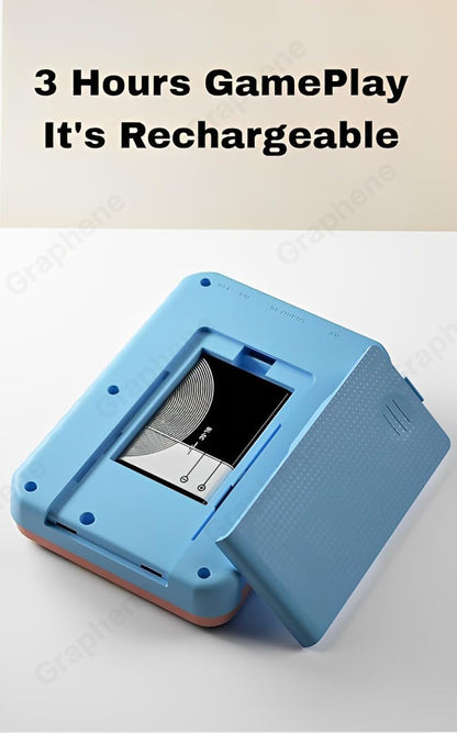 GRAPHENE SUP Handheld Game Console,Classic Retro Video Gaming Player Colorful LCD Screen USB Rechargeable Portable Pocket Video Gamepad 400 in 1 Classic Old.