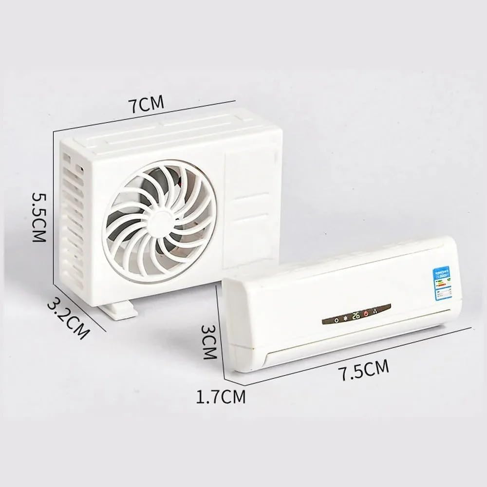Car Air Freshner Miniature AC design Solar-Powered Car Perfume Car Air freshner with Perfume Diffuser