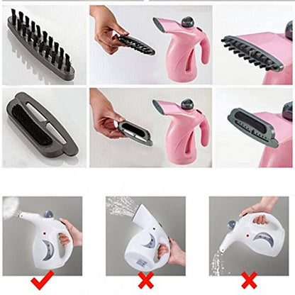 2 in 1 Mini Clothes Iron Vapor Hand Garment Steamer for Women