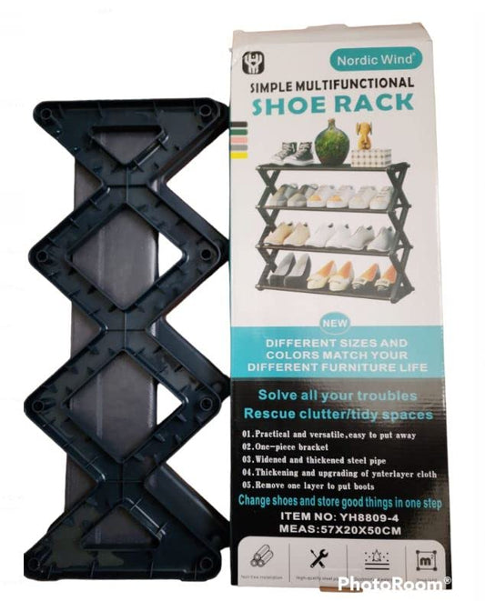 Nordic Wind 4-Tier Shoe Rack
