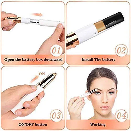 HX-203B Blawless Battery Operated Eyebrow Trimmer Shaver, For Trimming
