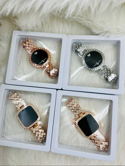 Digital Rhinestone Watch Set of 4