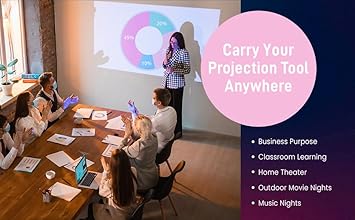 HY300 Portable Mini Smart LED Projector