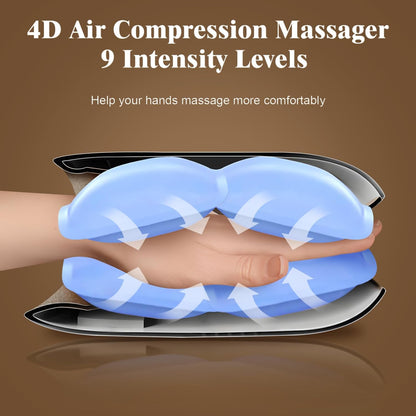 Hand Massager, 9 Modes 9 Intensities Hand Massage, Cordless Hand Massager for Arthritis and Carpal Tunnel, Gift for Women Mother's Day Father's Day
