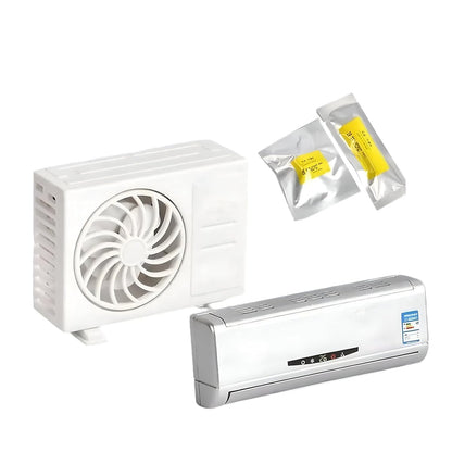 Car Air Freshner Miniature AC design Solar-Powered Car Perfume Car Air freshner with Perfume Diffuser