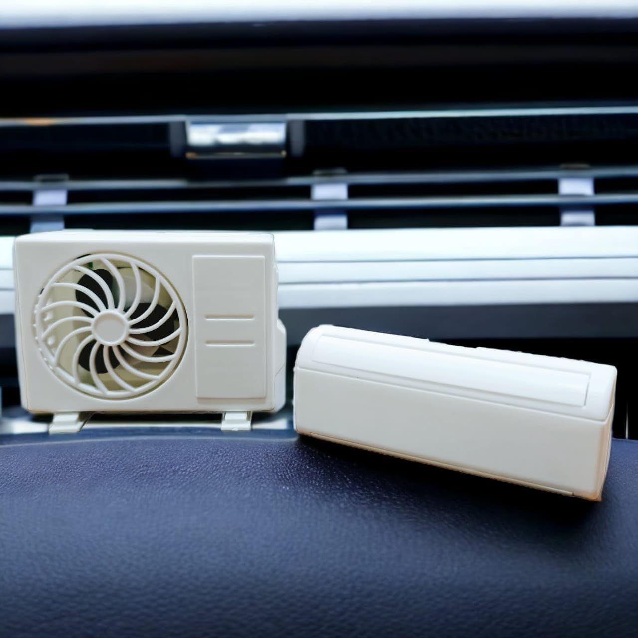Car Air Freshner Miniature AC design Solar-Powered Car Perfume Car Air freshner with Perfume Diffuser