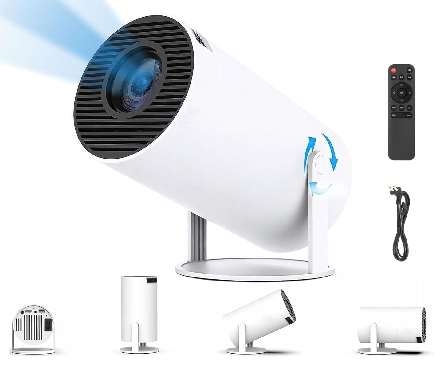 HY300 Portable Mini Smart LED Projector