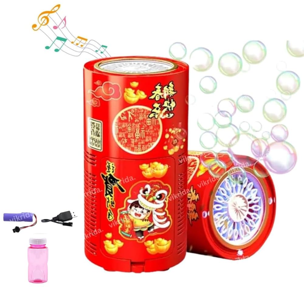 Portable Firework Bubble Machine