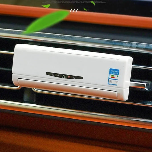 Car Air Freshner Miniature AC design Solar-Powered Car Perfume Car Air freshner with Perfume Diffuser