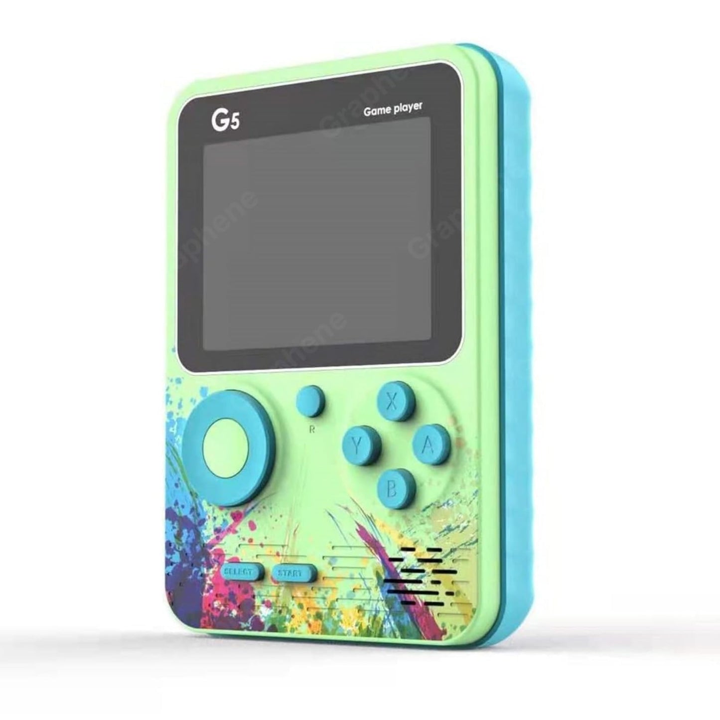 GRAPHENE SUP Handheld Game Console,Classic Retro Video Gaming Player Colorful LCD Screen USB Rechargeable Portable Pocket Video Gamepad 400 in 1 Classic Old.