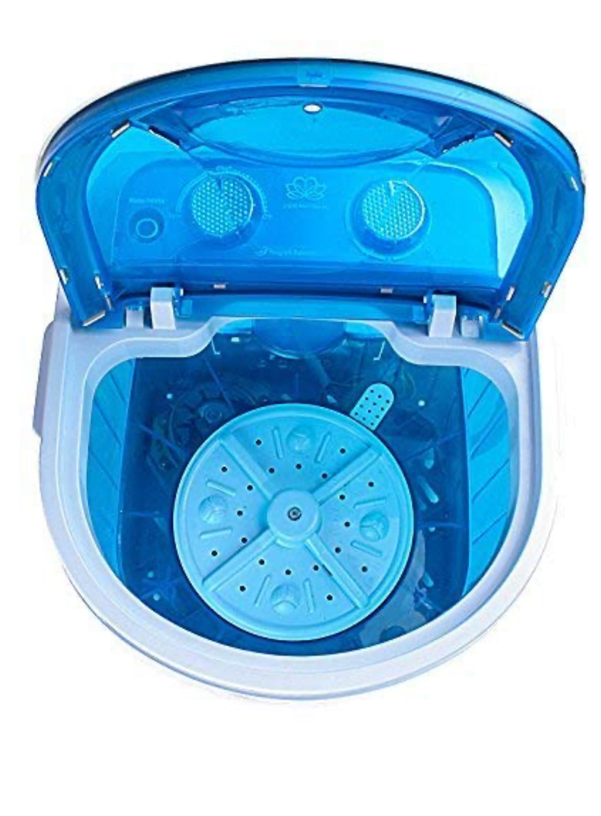 Portable 3 kg 2 Star Single Tub Top Load Mini Washing Machine with 1.5 kg Dryer Basket (Blue)