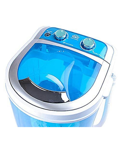 Portable 3 kg 2 Star Single Tub Top Load Mini Washing Machine with 1.5 kg Dryer Basket (Blue)