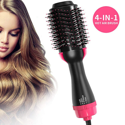 Ronest Hair Dryer Brush - 3 in 1 Hot Air Brush One Step Volumizer for Rotating Straightening (Black), 1000 Watts