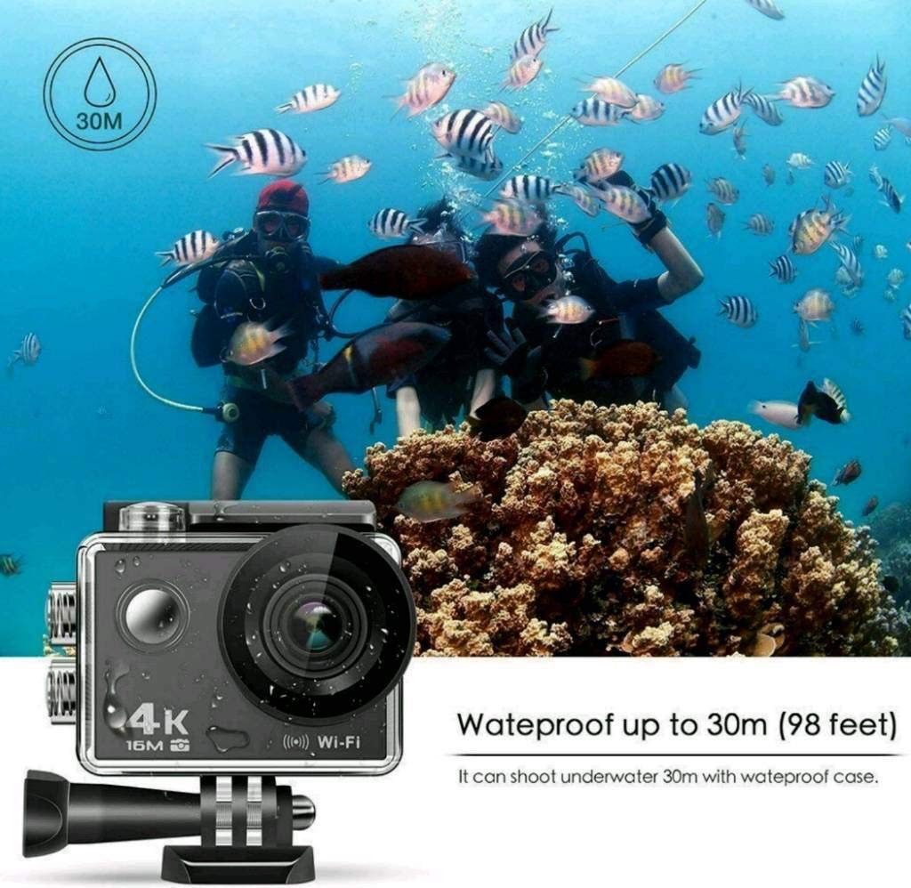 4k wifi action camera ultra hd wide angle go pro