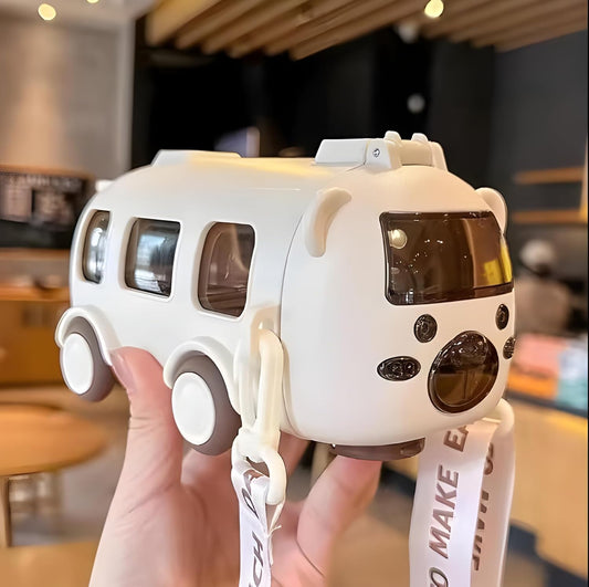 Cute Bear Bus Shape Water Bottle for Kids