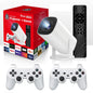 Yugam P30 Max Projector 4K HD 1080P Bluetooth Android 11 Proyector with 2 Wireless Game Controllers Built-in 3000 Games (Game with Controller Projector)