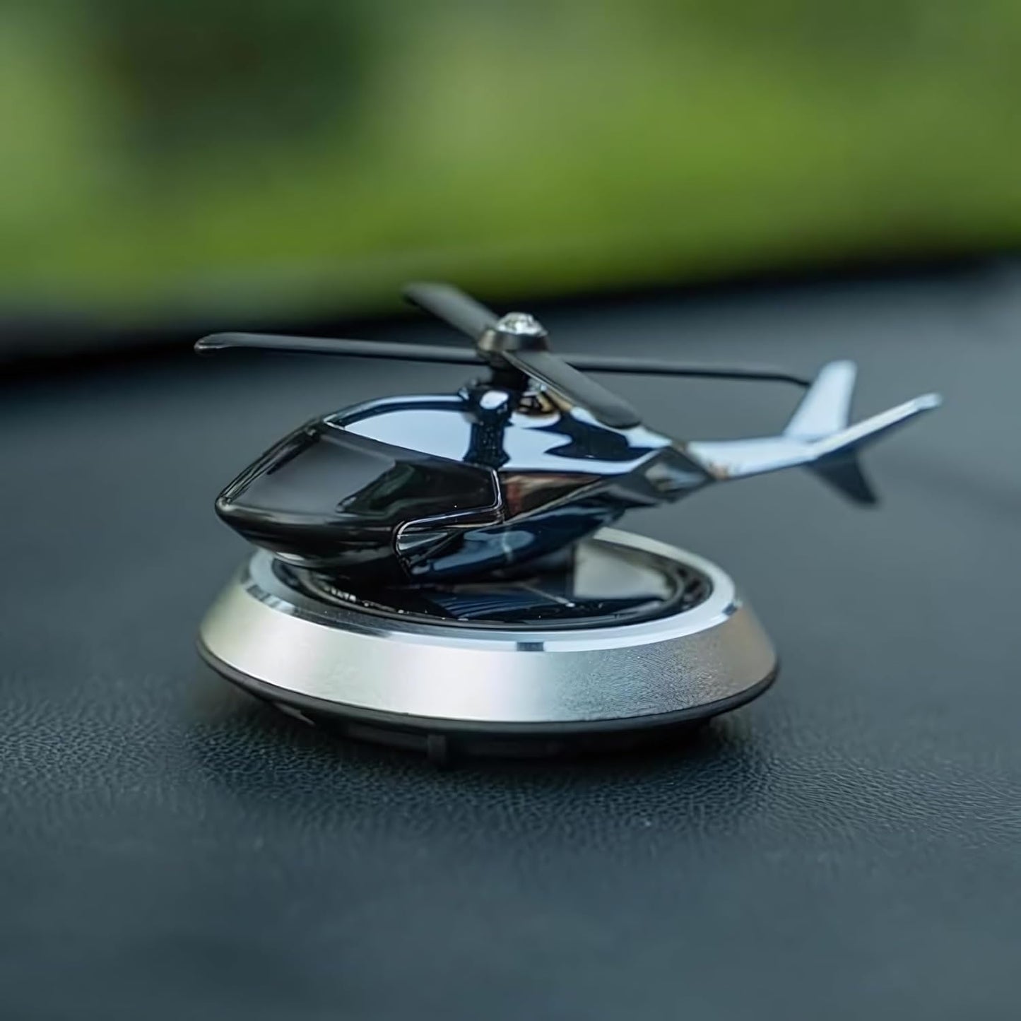 Car Air Fresheners Rotatable Helicopter Car Perfume Airplane New Car Scent Car Freshener Fighter Car Smell Air Freshener Creative Car Smell Air Freshener Automotive Air Fresheners (silver)