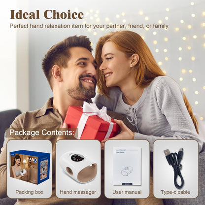 Hand Massager, 9 Modes 9 Intensities Hand Massage, Cordless Hand Massager for Arthritis and Carpal Tunnel, Gift for Women Mother's Day Father's Day