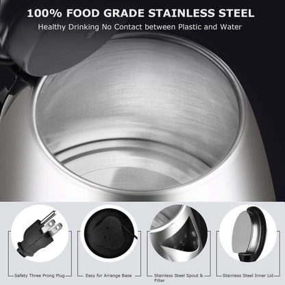 Electric Kettle 2 Litre Elegant Design for Hot Water, Tea,Coffee,Milk, Rice and Other Multi Purpose Cooking Foods Kettle