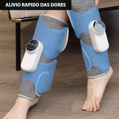 Leg Massager for Circulation and Pain Relief, Calf Air Compression Massager with Heat, Leg Massager with 3 Intensities, 3 Modes, Easy to Use, Muscle Relaxation