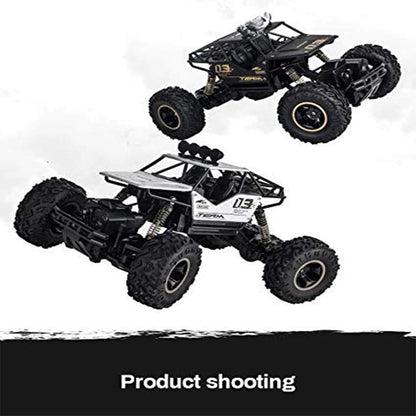 Ethnic Forest 1: 18 Rechargeable Rock Crawling 4WD 2.4 GHz 4x4 Rally Car Remote Control Monster Truck | Monster Truck Kids Toys, Multicolor