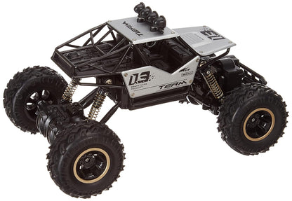 Ethnic Forest 1: 18 Rechargeable Rock Crawling 4WD 2.4 GHz 4x4 Rally Car Remote Control Monster Truck | Monster Truck Kids Toys, Multicolor