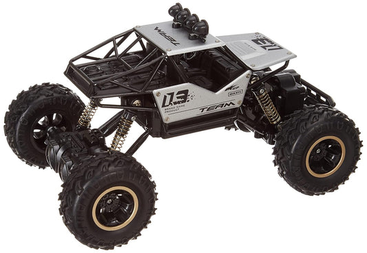 Ethnic Forest 1: 18 Rechargeable Rock Crawling 4WD 2.4 GHz 4x4 Rally Car Remote Control Monster Truck | Monster Truck Kids Toys, Multicolor