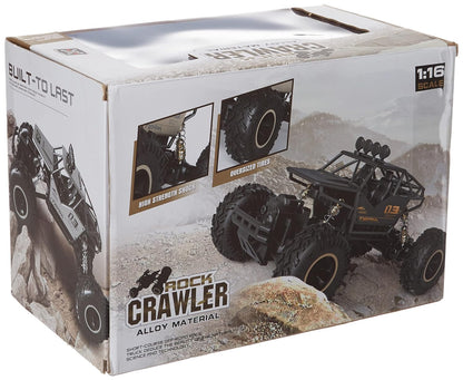 Ethnic Forest 1: 18 Rechargeable Rock Crawling 4WD 2.4 GHz 4x4 Rally Car Remote Control Monster Truck | Monster Truck Kids Toys, Multicolor