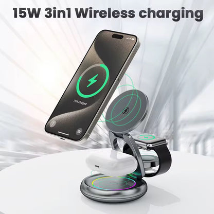 E+ 3 in 1 Magnetic wireless Charging