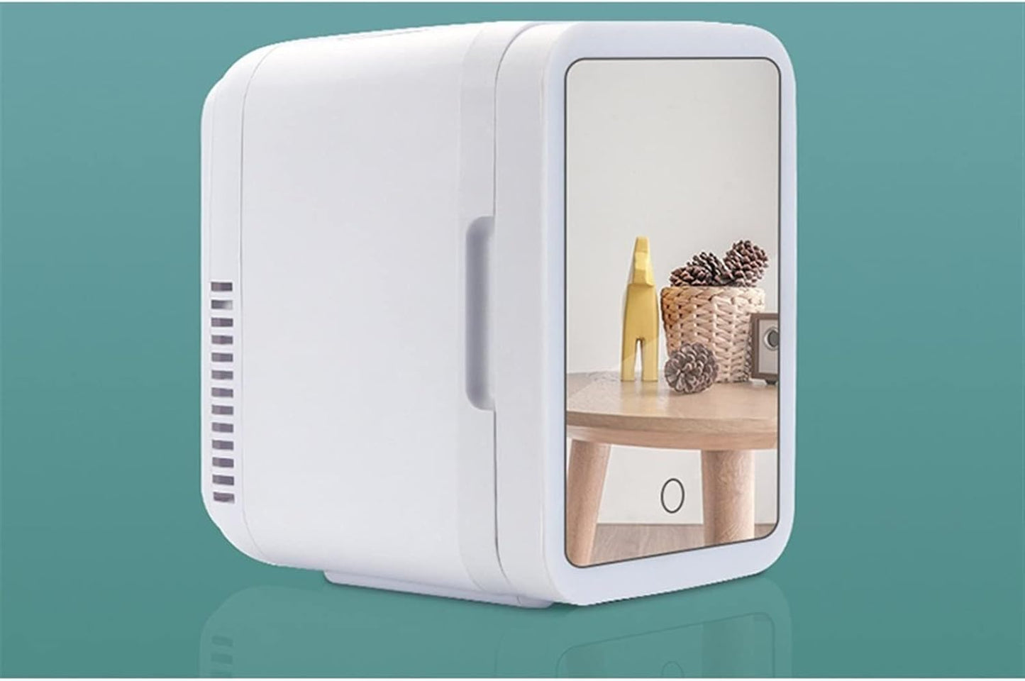 Mini Fridge 4L Multifunction Food Portable Cooling for Home Dorm Room Office White