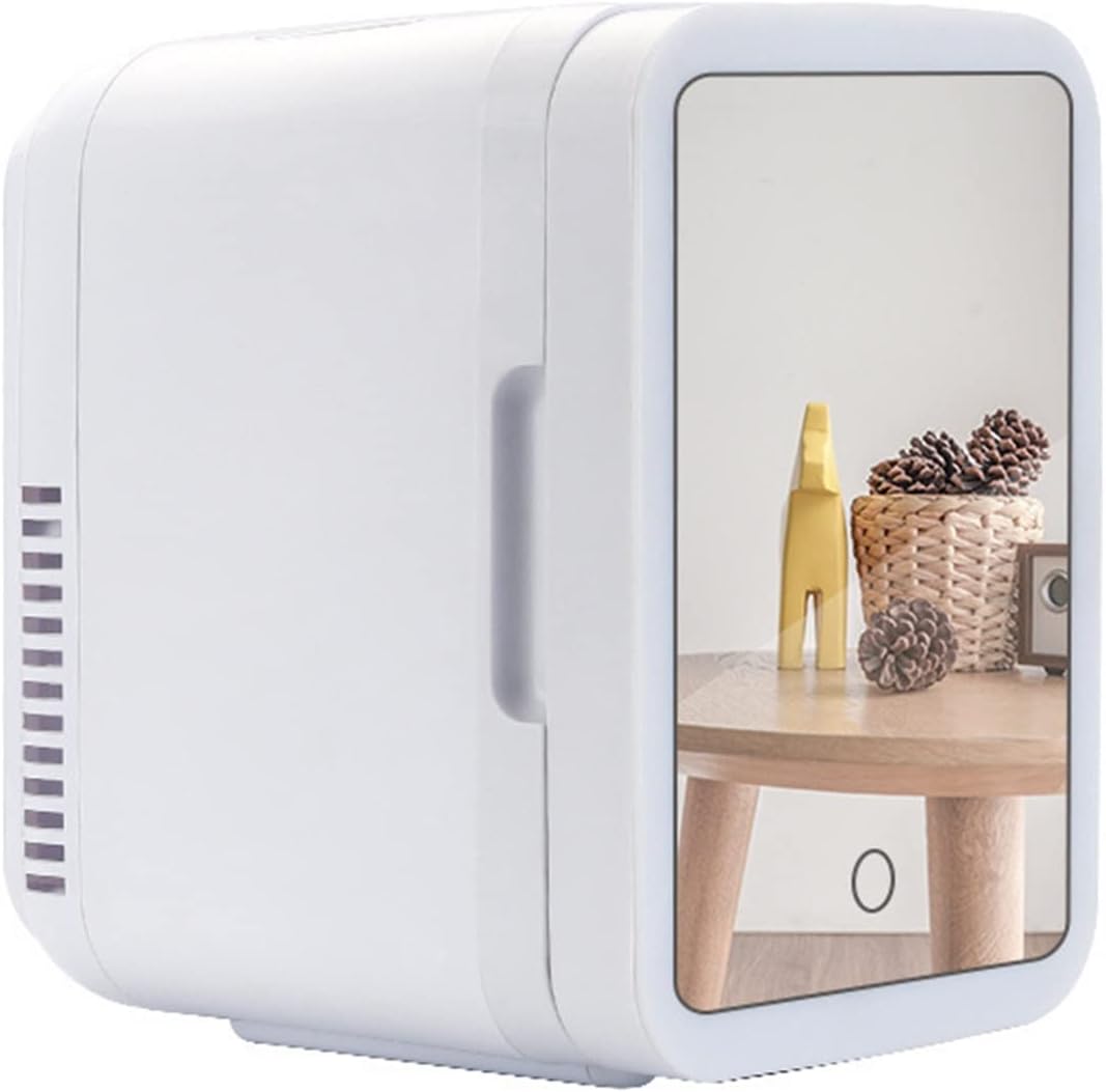 Mini Fridge 4L Multifunction Food Portable Cooling for Home Dorm Room Office White