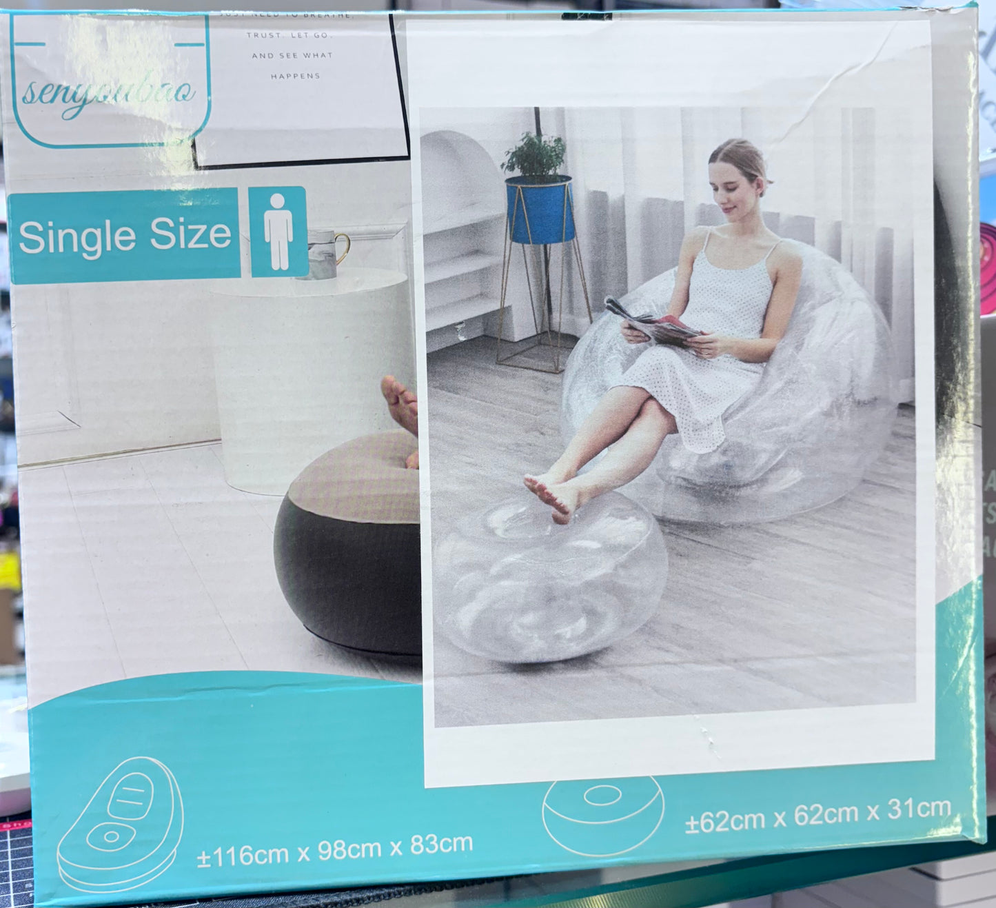 Inflatable sofa invisible premium quality