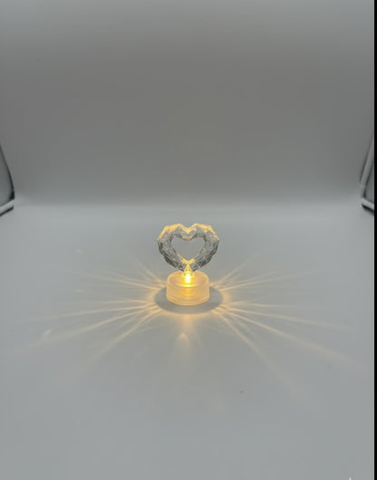 Heart Shape LED Candle Light (Pack of 24)