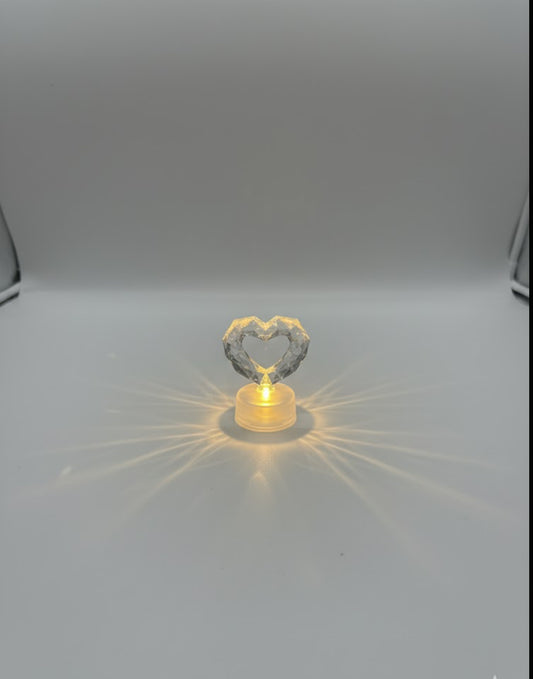 Heart Shape LED Candle Light (Pack of 24)