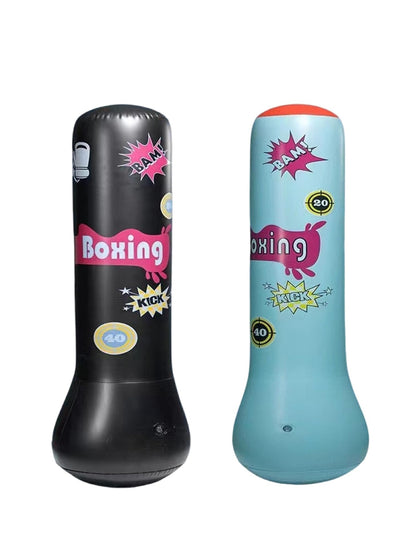Inflatable punching bag